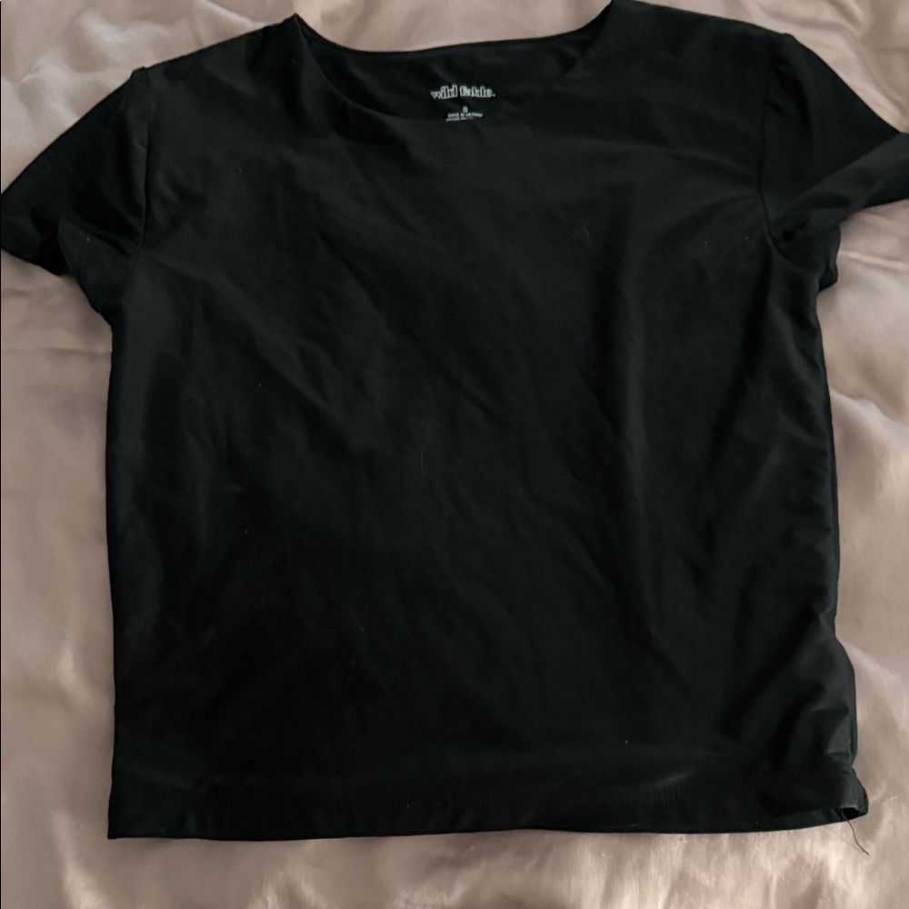 Wild Fable Black Crop Top